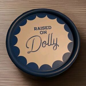 Dolly Parton Dollar General Raised On Dolly Blue & White Turntable 9" NEW